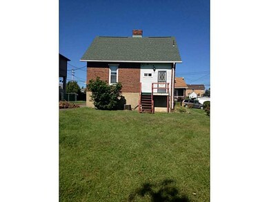 Exterior Front. Back view of house.