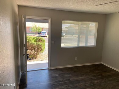 Front Door and Living Room