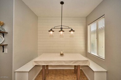Breakfast Nook with Shiplap