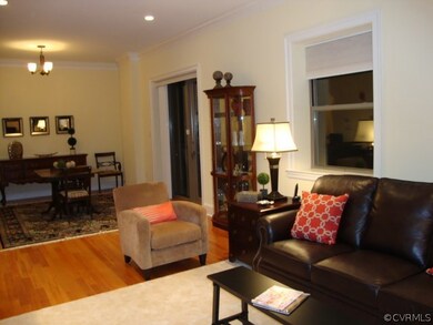 Corner of Great Room looking into the Dining Room