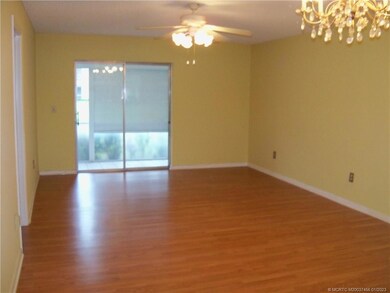 Living area with laminate flooring