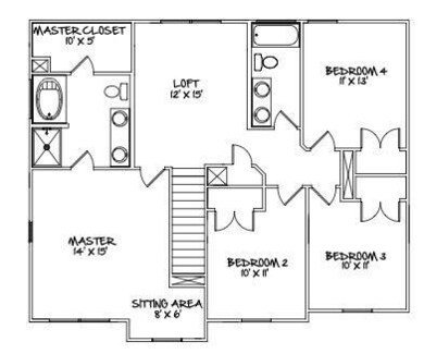 Brinkly second floor plan