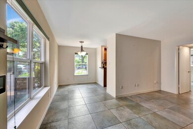 Abundant windows fill the space with natural light