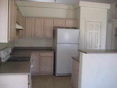 Open concept kitchen is light and bright