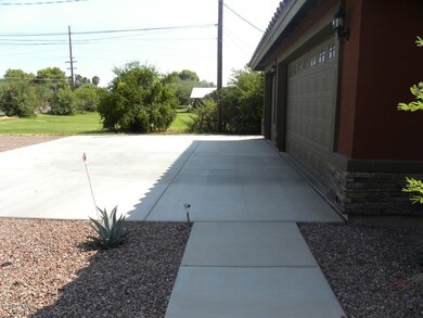Front by Garage