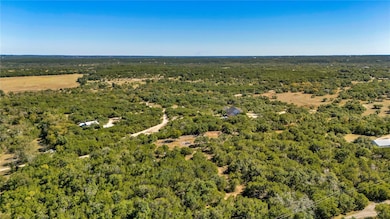 Bird's eye view of a heavily wooded area