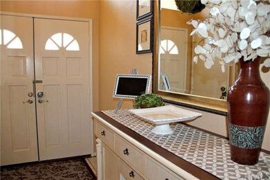 Elegant tile entry.