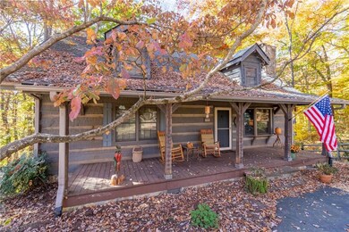 Covered front porch is wonderful to enjoy your morning coffee or watch the sunset