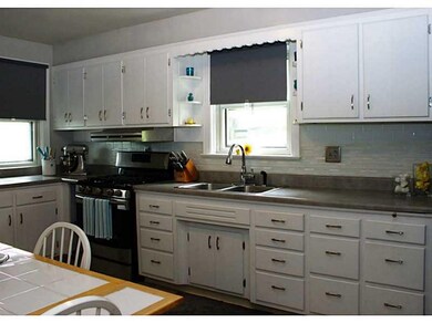 Kitchen. The eat-in kitchen provides ample space a