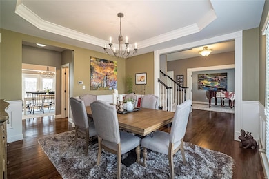 Extensive millwork really shows the upgrades in th
