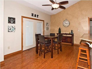 Plenty of room for entertaining. Open the doors in