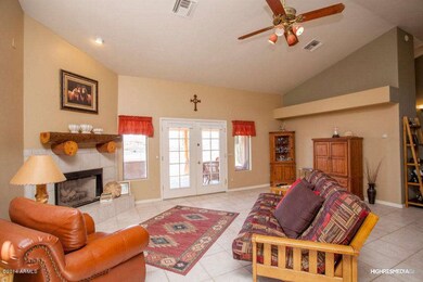 Great room to French Doors