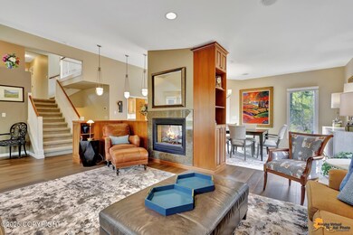 See-thru fireplace