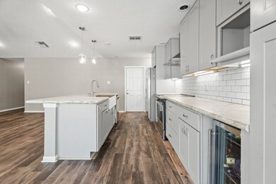 Open floorplan kitchen has been updated.