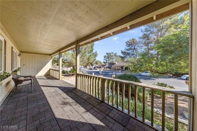 View of front porch