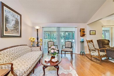 Living room looking out to patio