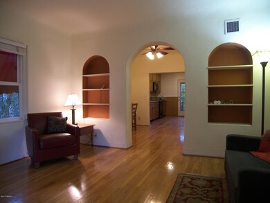 Looking toward the back