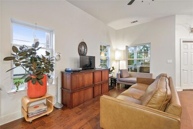 Open living room with tons of natural light