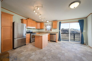 Kitchen With Center Island & Updated Lighting