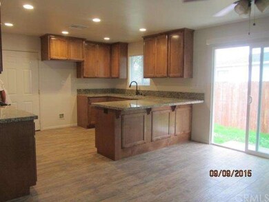 Large open kitchen with plenty of cabinet space.  