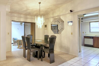 Dining Area Opens to Florida Room