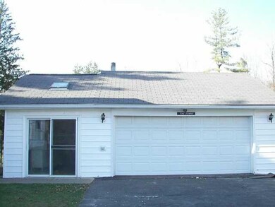 Exterior Front Two car detached garage with heat a