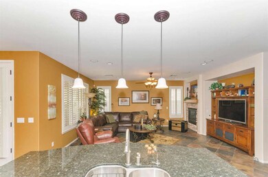 Family Room from Behind Kitchen Island