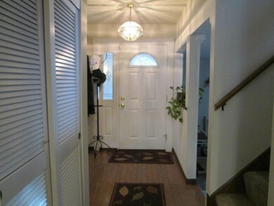Hallway to door