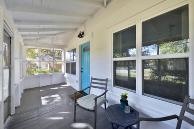 Screened front porch