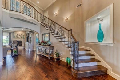 Stunning entrance with the main staircase.