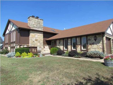 Beautiful stone on home