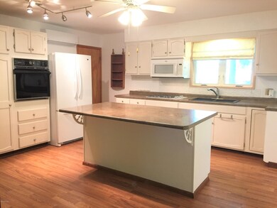 Kitchen to window above sink