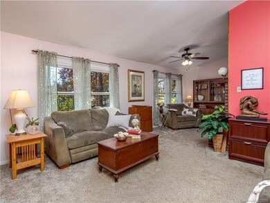 Living Room from top of stairway.