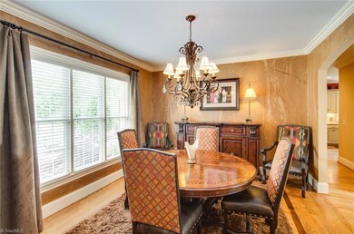 Dining room - open floor plan