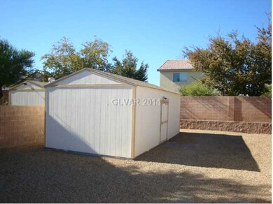 Exterior Back. Tuff Shed with power and AC