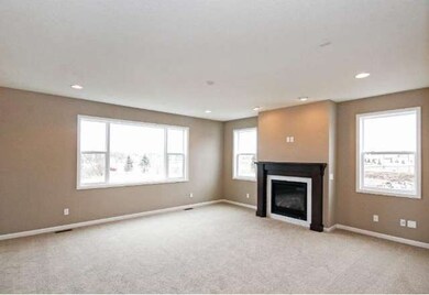 Family room overlooks wetlands