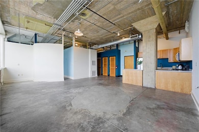 Garage with baseboards