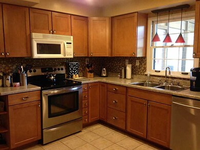 Kitchen. Newer stainless steel gas stove, attracti