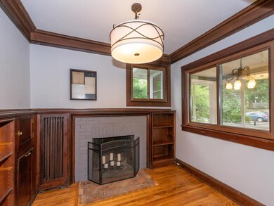 Located off the Living Room is the cozy Sitting Ro