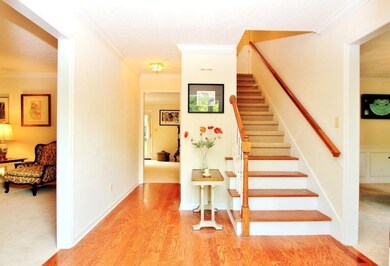 Beautiful hardwood foyer