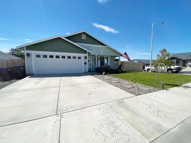 front of home 2 car garage