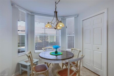 Breakfast area in kitchen (pantry on right)