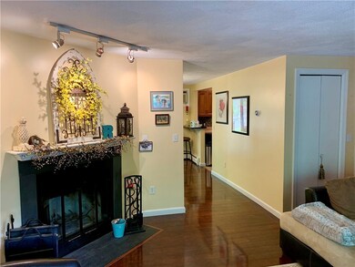 Fireplaced living room
