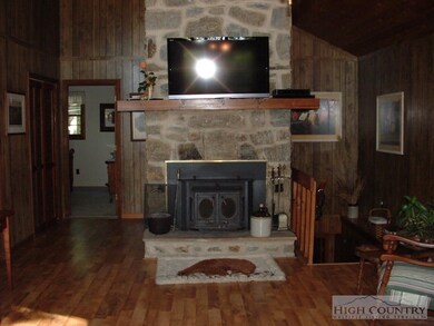 Stone Fireplace