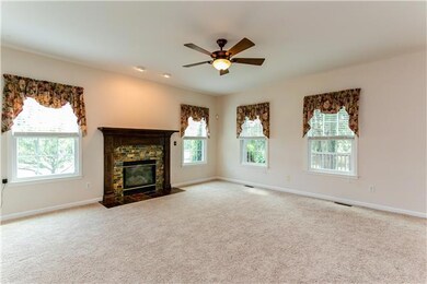 Look at all the natural light that is in the den!