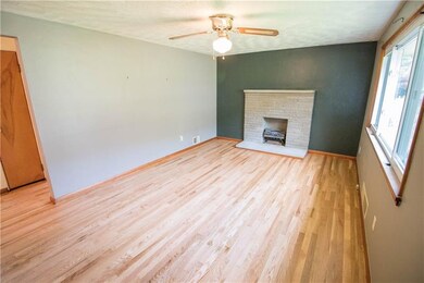 SPACIOUS LIVING ROOM!  LARGE PICTURE WINDOW...