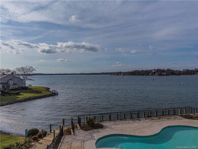 Daytime view of the lake from the back deck. You c