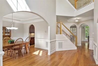 Dining Room is off the Foyer to the Left.  It cont