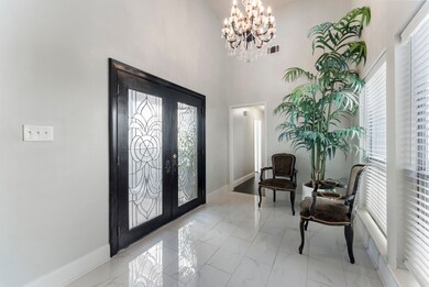 This gorgeous foyer sets the tone for the rest of