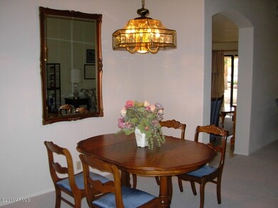 Dining in living room